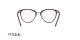 عینک طبی وگ -VO5259  2409 - رنگ بنفش - زاویه پشت