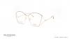 عینک طبی زنانه هیکمن فریم پروانه ای، محل اتصال دسته ها و حدقه مثلثی شکل - عکس از زاویه سه رخ