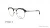عینک طبی کلاب راند اگا - OGA 10118O - مشکی نوک مدادی - بژ  - عکاسی وحدت - زاویه سه رخ