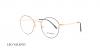 عینک طبی چندضلعی لئوولنتی - LEO VALENTI LV447 - فریم طلایی- عکاسی وحدت - عکس زاویه سه رخ
