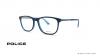 عینک طبی پلیس فریم کائوچویی آبی و مشکی - عکس از زاویه سه رخ