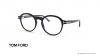 عینک گرد کائوچویی تام فورد مدل TF5606 - رنگ مشکی - عکس زاویه سه رخ