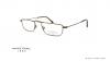 عینک مطالعه مورل فریم مستطیلی فلزی رنگ برنزی - عکس از زاویه سه رخ