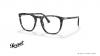 عینک طبی پرسول فریم کائوچویی مربعی - رنگ مشکی و طوسی هاوانا - عکس از زاویه سه رخ