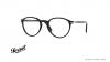 عینک طبی کائوچویی پرسول فریم گرد با کمی زاویه - رنگ مشکی - عکس از زاویه سه رخ