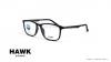 عینک طبی هاوک با رویه آفتابی - HAWK HW7232 - رنگ مشکی-عکس وحدت اپتیک - عکس زاویه سه رخ