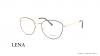 عینک طبی چندضلعی لنا - LENA LE451 - رنک طلایی - عکاسی وحدت - عکس زاویه سه رخ