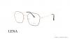 عینک طبی چندضلعی لنا - LENA LE450 - رنک طلایی - عکاسی وحدت - عکس زاویه سه رخ
