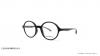 عینک طبی امپریو آرمانی گرد کائوچویی رنگ مشکی  - عکاسی وحدت -  عکس از زاویه سه رخ