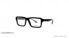 عینک طبی امپریو آرمانی فریم کائوچویی مربعی رنگ مشکی - عکاسی وحدت -  عکس از زاویه سه رخ