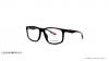 عینک طبی امپریو آرمانی مردانه فریم کائوچویی مربعی ای رنگ مشکی - عکاسی وحدت -  عکس از زاویه سه رخ