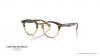 عینک طبی کائوچویی قهوه ای دو رنگ Oliver Peoples - زاویه سه رخ
