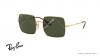 عینک ری بن RB1971- طلایی و عدسی سبز-اپتیک وحدت - عکس از زاویه سه رخ