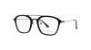 عینک طبی مربعی شکل مشکی خاکستری رنگ زینیا - زاویه سه رخ