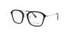 عینک طبی زینیا مربعی شکل مشکی رنگ - زاویه سه رخ