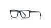 عینک طبی تام فورد فریم کائوچویی مربع/مستطیل بزرک رنگ مشکی - عکس از زاویه سه رخ