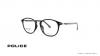 عینک طبی کائوچویی پلیس - رنگ بدنه نوک مدادی - عکاسی وحدت - زاویه سه رخ