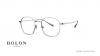 عینک طبی فلزی نقه ای بولون - چند ضلعی - زاویه سه رخ