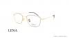 عینک طبی لنا - LENA LE406 - مشکی طلایی - عکاسی وحدت - عکس زاویه سه رخ