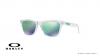 عینک آفتابی اوکلی بدنه شیشه ای عدسی رنگ سبز جیوه ای - زاویه سه رخ - ویژه فروش آنلاین