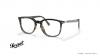 عینک طبی کائوچویی پرسول فریم مربعی رنگ قهوه ای، طوسی و مشکی - عکس از زاویه 