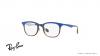 عینک طبی کلاب مستر ریبن - بدنه آبی و قهوه ای هاوانا - زاویه سه رخ