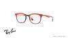 عینک طبی طرح کلاب مستر ریبن - رنگ قرمز - زاویه سه رخ